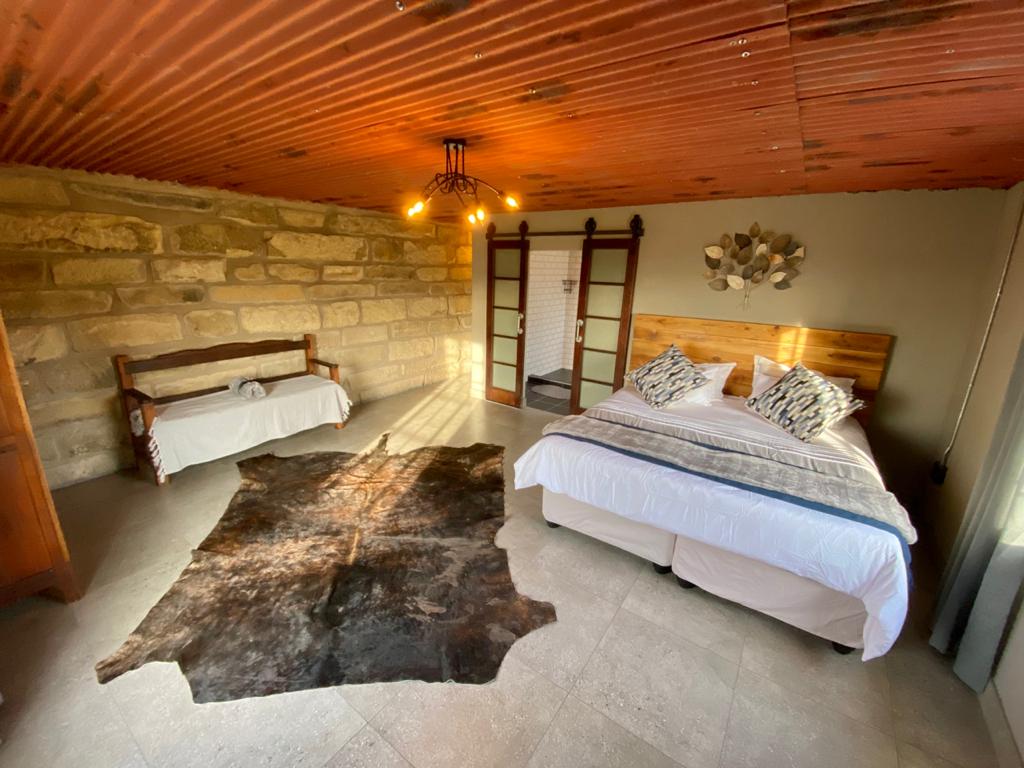 Main bedroom of Di Plek with ensuit bathroom.