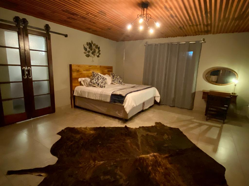 Main bedroom of Di Plek with ensuit bathroom.