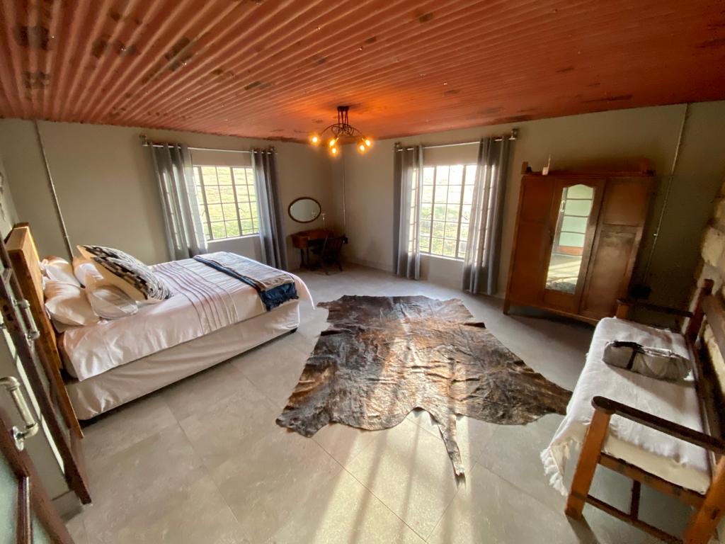 Main bedroom of Di Plek with ensuit bathroom.