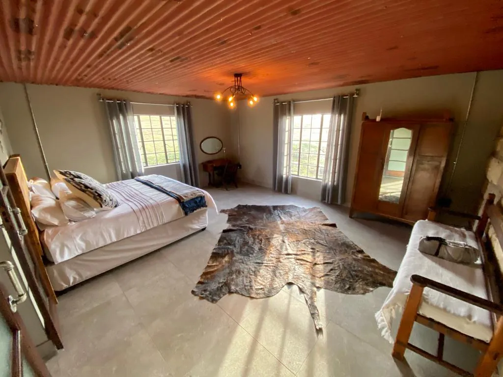 Main bedroom of Di Plek with ensuit bathroom.